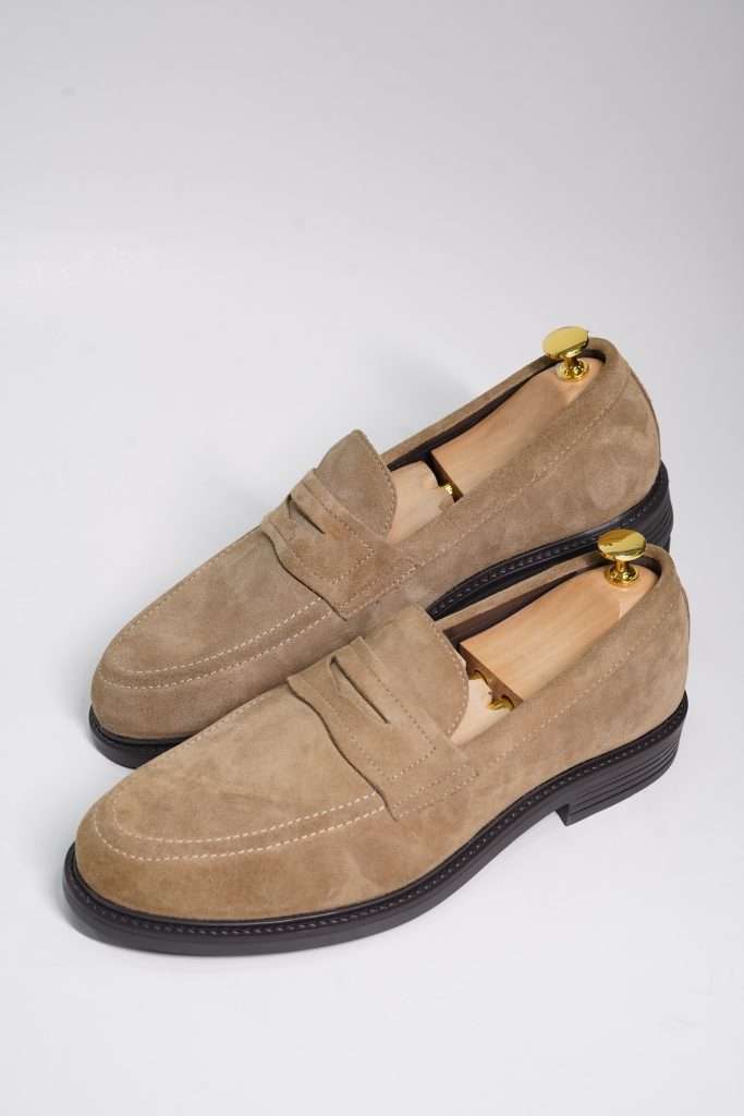 Severin Mocha Suede Loafer Artisanal Men's Shoe Batch 001